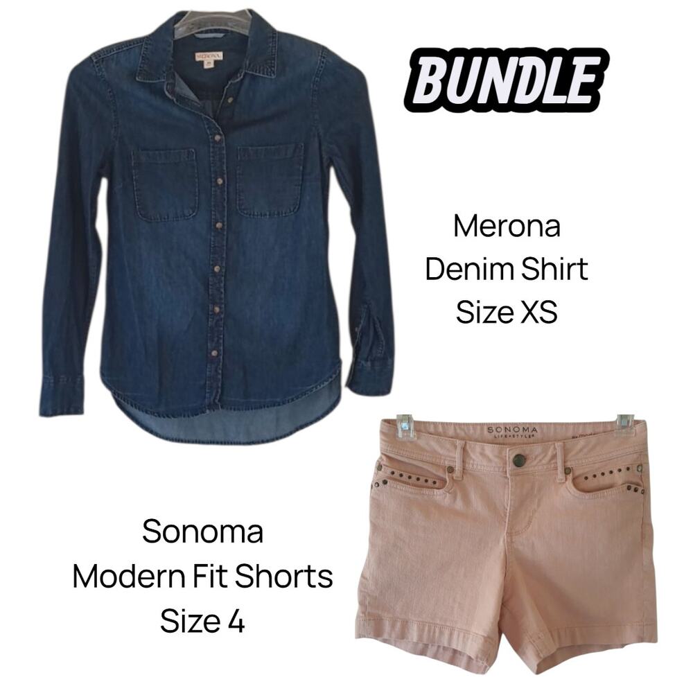 Merona Sonoma Bundle Shirt & Shorts